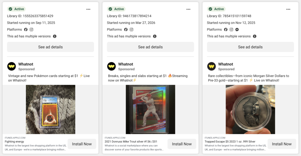 meta ad library
