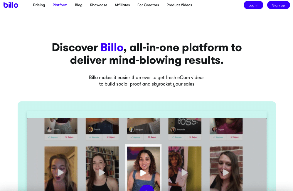 billo.app website