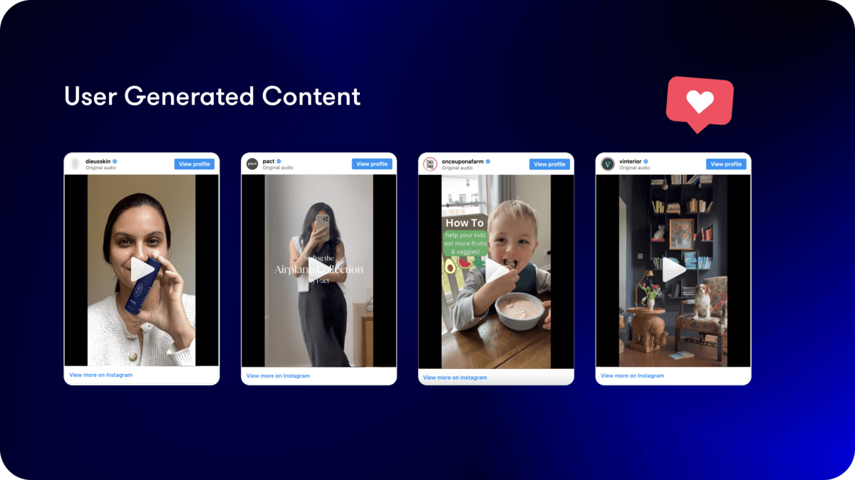 user generated content examples