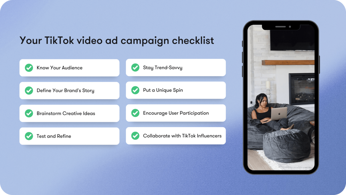 tiktok video ad campaign checklist