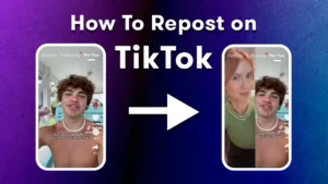 how to repost on tiktok