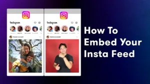 instagram feed on website