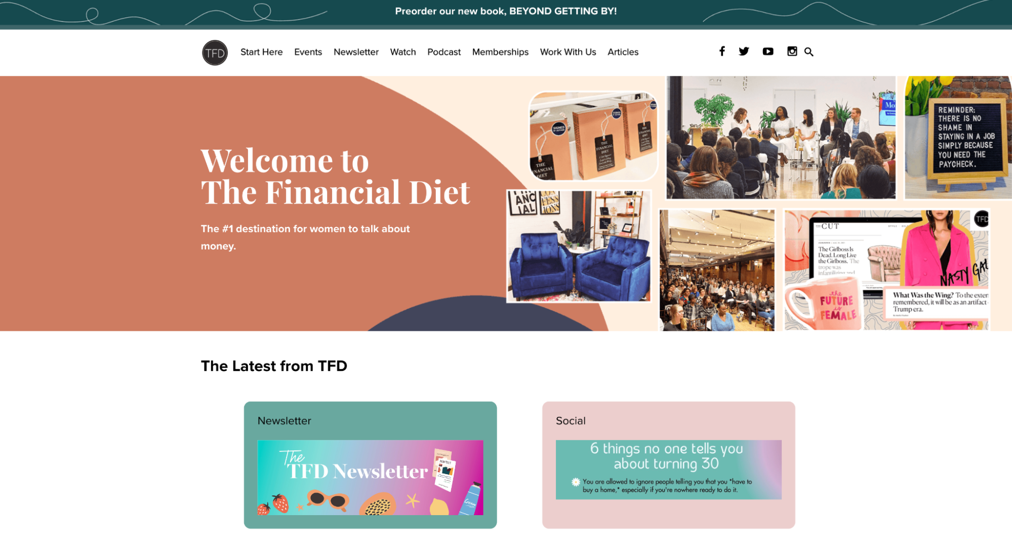 the financial diet lifestyle influencer