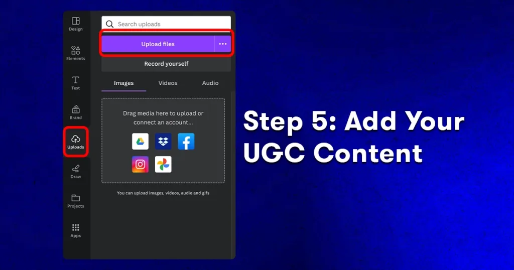 adding content to your ugc portfolio