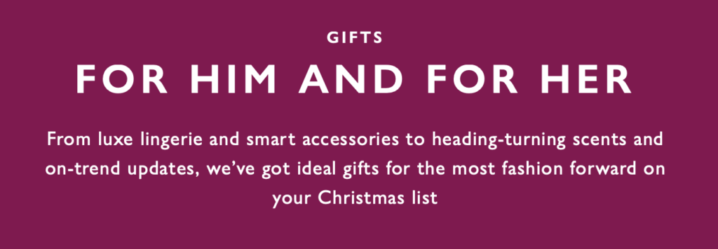 John Lewis gift guide