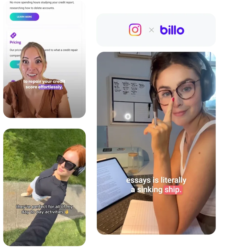 billo instagram vs tiktok