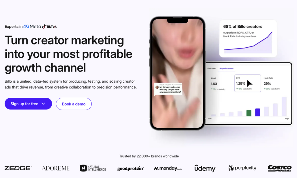 billo creator marketing platform