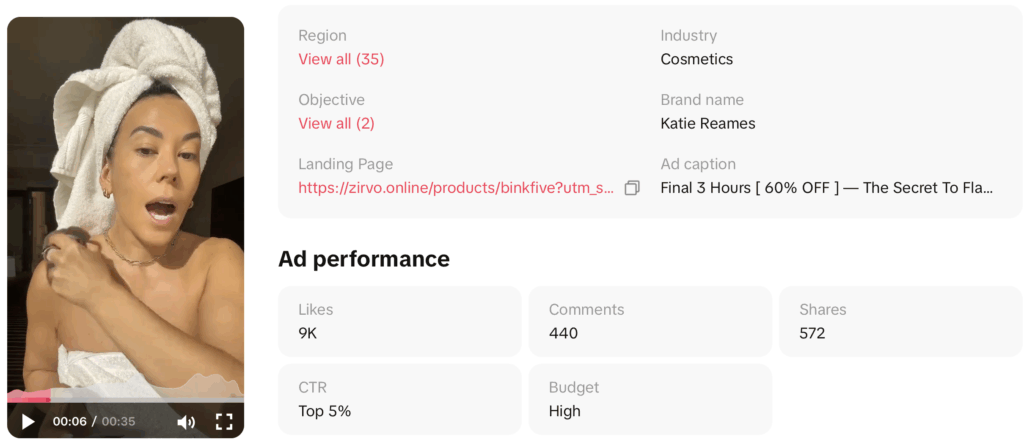 beauty tiktok ad trends