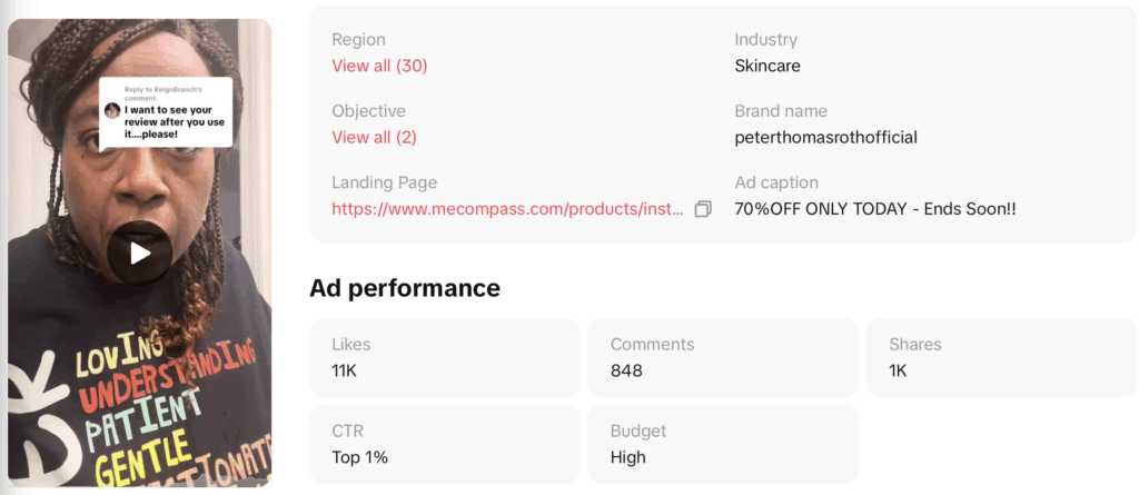 tiktok ad trends comment reply