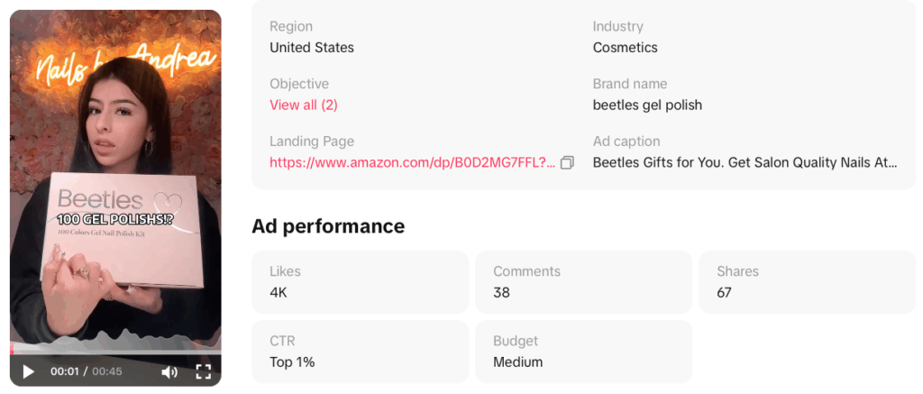 beauty tiktok ad trends