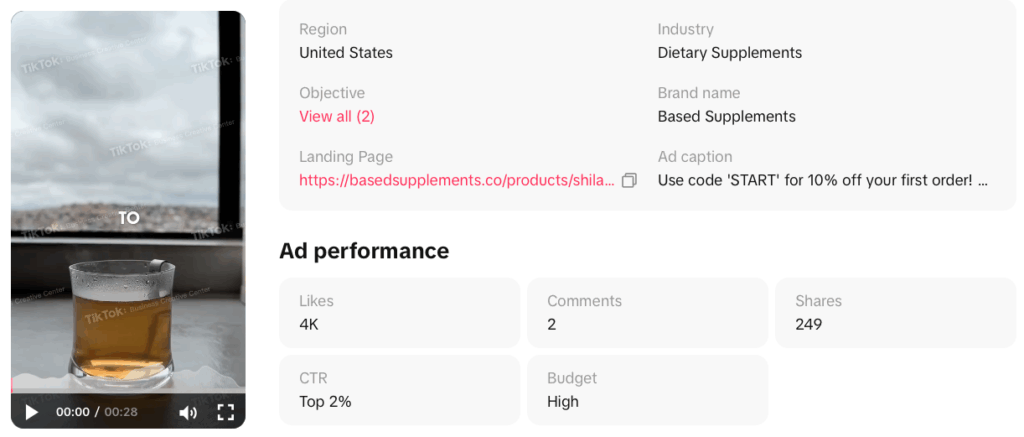 health tiktok ad trends