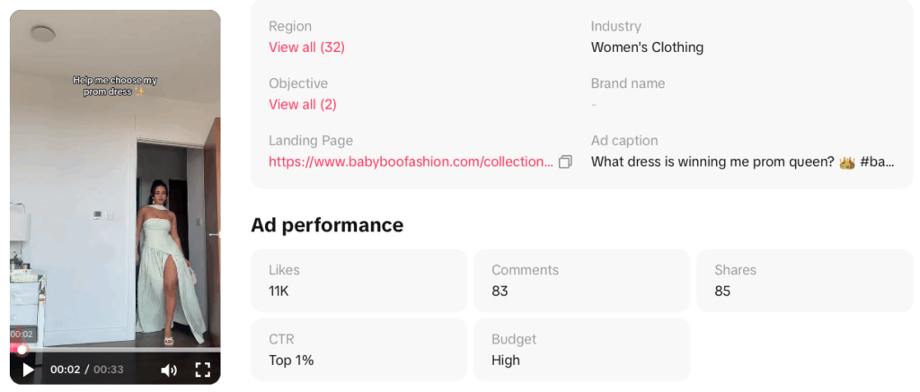 fashion tiktok ads trends