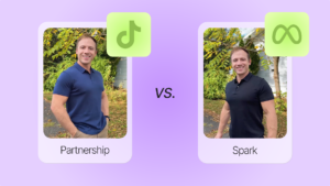 partnership ads vs spark ads