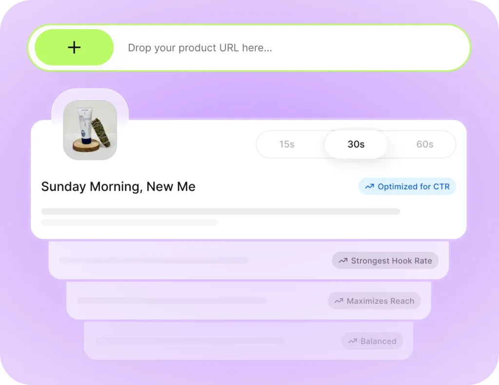 data-backed script generator