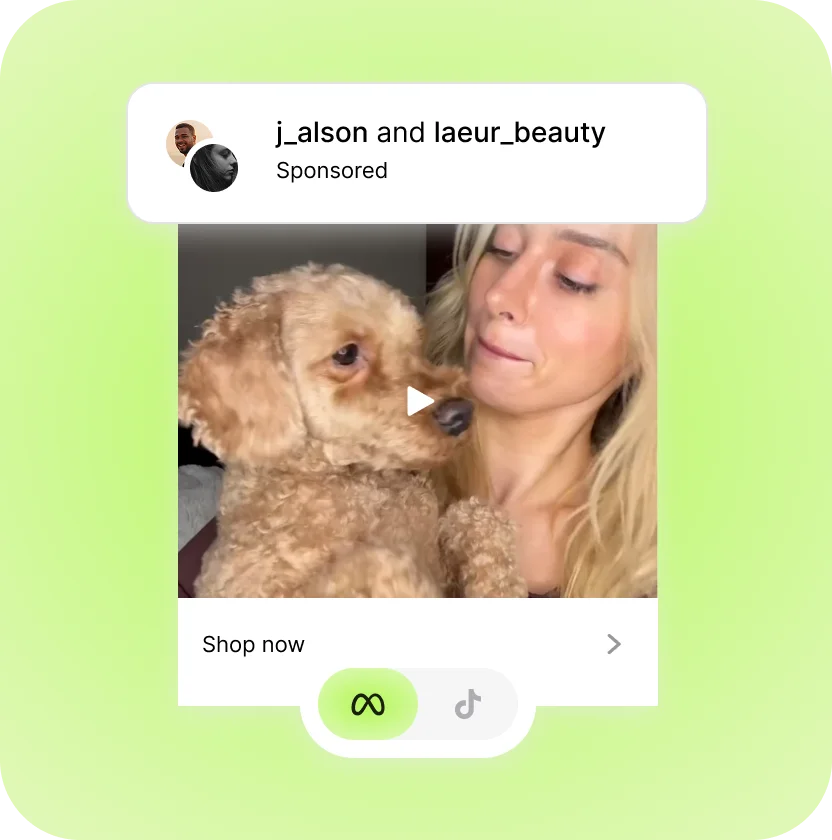 Billo Pet UGC creators