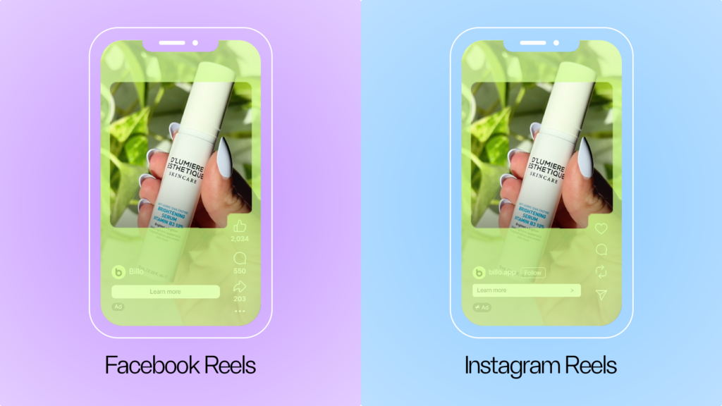 Facebook Reels instagram reels safe zones